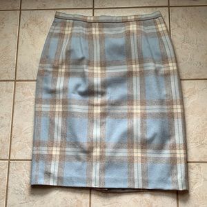 Pendleton wool lined skirt
